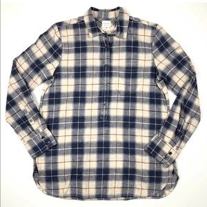 J. Crew Factory  Homespun Popover Plaid Shirt